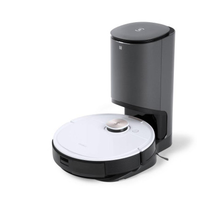 Robot hút bụi lau nhà Ecovacs Deebot Ozmo T8 Max Plus  – Lực hút 1500PA - Kèm dock sạc hút rác tự động - Bản Nội Địa - Hàng Chính Hãng