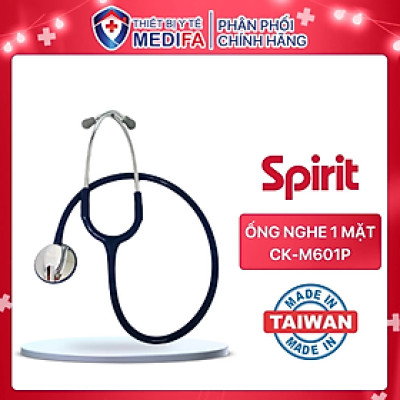 Ống nghe y tế Spirit CK-M601P 1 mặt đa tần số, điều chỉnh tần số nghe theo lực ấn | BH 12 tháng