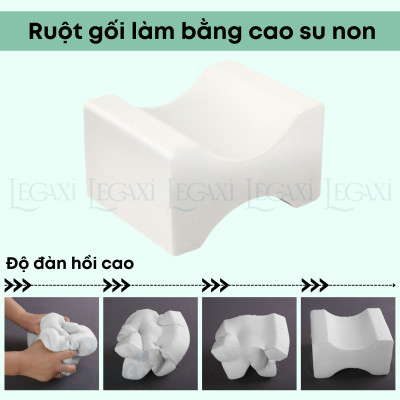 Gối Kẹp Chân, Kê Tay, Gác Chân Khi Ngủ Công Thái Học Cao Su Non Giảm Đau Đầu Gối, Đau Thần Kinh Tọa Mẹ Bầu Legaxi