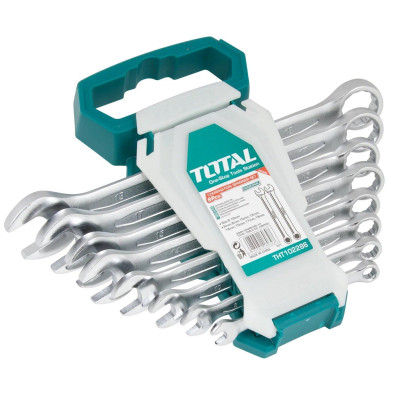 BỘ CỜ LÊ VÒNG MIỆNG 8 CHI TIẾT 6-19MM TOTAL THT102286 - HÀNG CHÍNH HÃNG