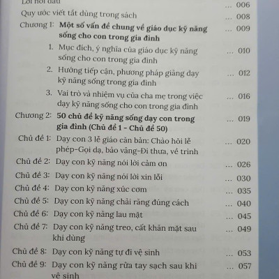 Sách 100 kỹ năng sống dạy con trong gia đình từ 3 đến 10 tuổi tập 1 ( HA)