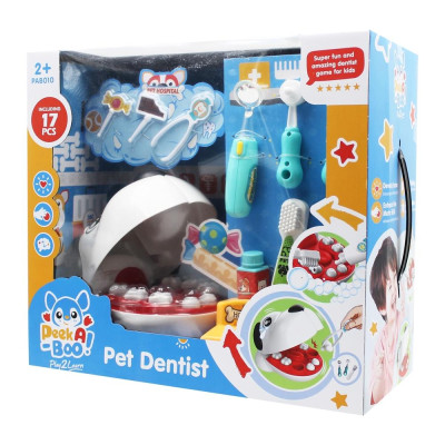 Đồ Chơi Bộ Nha Sĩ Thú Cưng - Peek A Boo PAB010 (17 Chi Tiết)