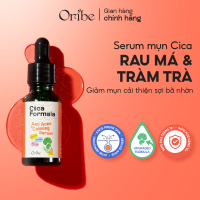 Serum rau má giảm mụn Oribe dịu nhẹ giúp mờ thâm phục hồi da hỗ trợ kiềm dầu 20ml