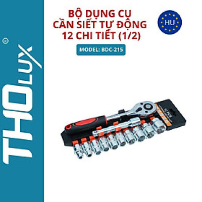 Bộ dụng cụ cần siết tự động 12 chi tiết (1/2) BDC-215 Tholux