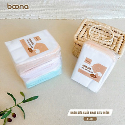 Khăn sữa Boona xuất nhật siêu mềm (10 cái)