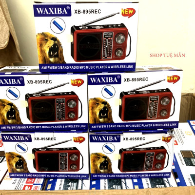 Đài Radio Waxiba XB-895 REC bluetooth MẪU MỚI GIÀNH CHO NGƯỜI GIÀ Hàng Chính Hãng