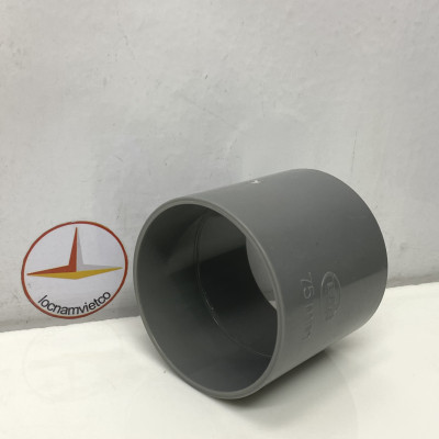 Nối 75 nhựa PVC Bình Minh (Plaint Socket)_N75M (5 cái)