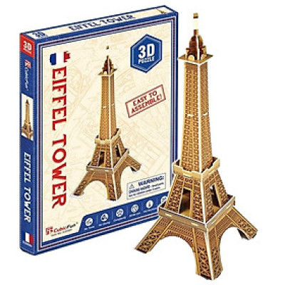 Mô Hình Giấy 3D Tháp Eiffel - Cubic Fun S3006H (20 Mảnh Ghép)