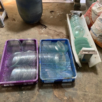 Mặt kính cong- kính thủy tinh mo hình bát giác nhiều cỡ 20cm-21cm-22cm-23cm dùng cho đồng hồ treo tường, đồng hồ cổ, đồng hồ cơ các loại