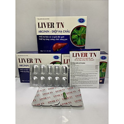LIVER TN Giải Độc Gan, Làm Mát Gan - Hộp 30 viên