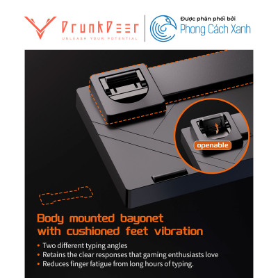 Bàn phím từ HE DrunkDeer G75 | Magnetic Switch - Rapid Trigger - Hàng Chính Hãng