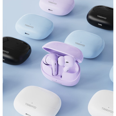 Tai nghe Bluetooth 5.3 TRANYOO T-M26, khử tiếng ồn thông minh, thiết kế đẹp, sang trọng, pin trâu - Hàng chính hãng
