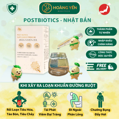Postbiotics Supplement Premium - Men vi sinh thế hệ mới từ Nhật Bản