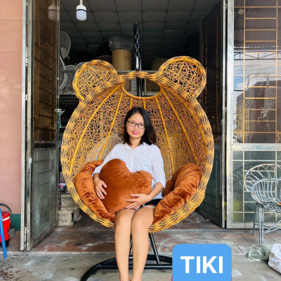 Xích đu Tai Gấu Juno Sofa kèm nệm nhiều màu 