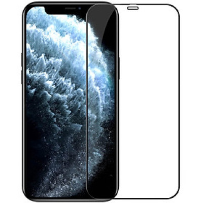 Miếng dán kính cường lực iPhone 12 / iPhone 12 Pro 6.1 inch hiệu Nillkin Amazing CP+ Pro  full màn hình 3D mỏng 0.23mm, Kính ACC Japan, Chống Lóa, Hạn Chế Vân Tay - Hàng chính hãng