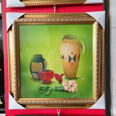 Tranh Sơn Mài Tĩnh vật Cao Cấp 30X30 cm