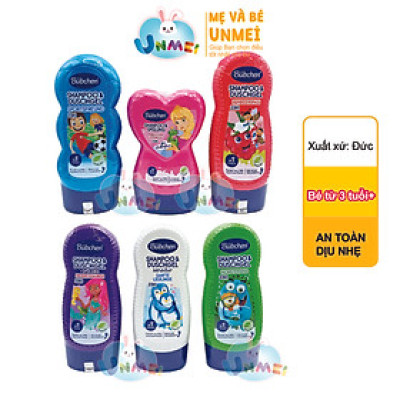 Sữa Tắm, Dầu Gội 2in1 Bubchen Đức - Hương Thơm Tự Nhiên, Không Cay Mắt (hàng chuẩn Đức)