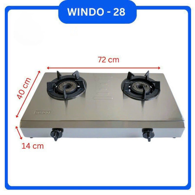 Bếp Khè Đôi WINDO 2 Lò bán Công Nghiệp Áp Cao - Hàng Chính Hãng