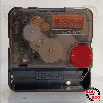Máy Đồng Hồ Treo Tường Kim Trôi Xịn – Hiệu SONIC | Silent Quartz – Cốt 12.7mm – Bảo Hành 5 Năm – chính hãƞg Taiwan