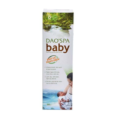 Nước Tắm Gội Thảo Dược Cho Bé Daospa Baby 300ml