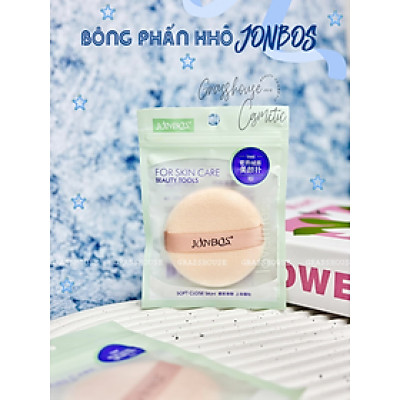 Miếng Mút Trang Điểm  tròn dành cho  phấn Ướt Và phấn Khô Jonbos Đa Năng Tiện Dụng 