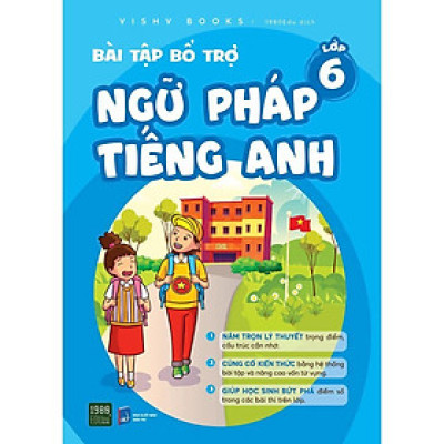 Sách - Bài Tập Bổ Trợ Ngữ Pháp Tiếng Anh Lớp 6 - VISHV Books - 1980 Books
