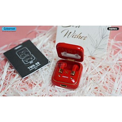 Tai nghe bluetooth True Wireless thiết kế retro Remax TWS-38 - Hàng chính hãng