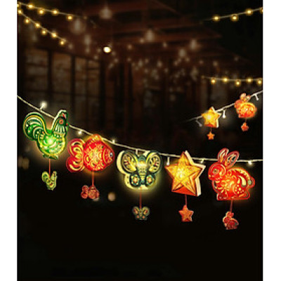 Dây đèn trang trí Trung Thu Ký ức xanh - Trang trí nhà cửa, sân vườn, ban công