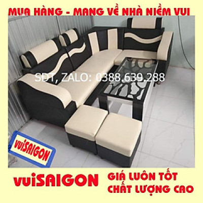 GHẾ SOPHA CHỮ L LÀM BẰNG NỆM MUỐT 2m1 x 1m6, KHUNG GỖ CHỊU LỰC, BỀN ĐẸP hiện đại, PHÙ HỢP MỌI NHÀ