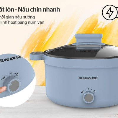 LẨU ĐIỆN 3.5L SUNHOUSE SHD4528 - Hàng Chính Hãng