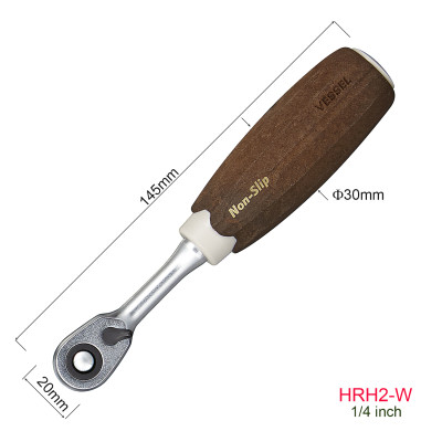 Cần xiết tự động 2 chiều tay cầm bằng gỗ Vessel (Nhật Bản)