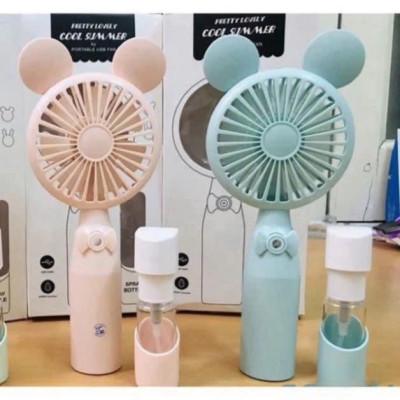 Quạt Mini Để Bàn, Quạt Tích Điện Sạc USB - Quạt Cầm Tay Tốc Độ, Điều Chỉnh Hướng Gió Xoay 360 Độ, Kiểu Dáng Sang Trọng , Không Gây Ồn, Pin Sạc - Giao Màu Ngẫu Nhiên - Hàng Nhập Khẩu 1