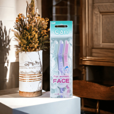 Dao Cạo Lông Mặt Lưỡi Thép Không Gỉ Kai For Women 17810