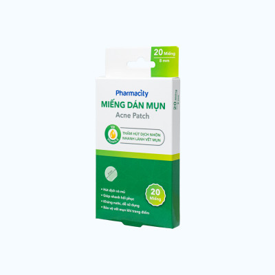Miếng dán mụn Pharmacity hộp 20 miếng
