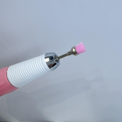 Chổi Vệ Sinh Móng Đầu Cước Hồng, Lắp Được Vào Máy Mài Tích Điện Sau Khi Mài Dũa Móng, Đầu Chổi Phủi Bụi Móng Và Vệ Sinh Đầu Mài, Lau Sạch Bụi Móng