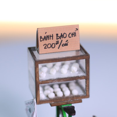 MÔ HÌNH SÀI GÒNTÍ HON - XE BÁNH BAO CHỈ - HR16