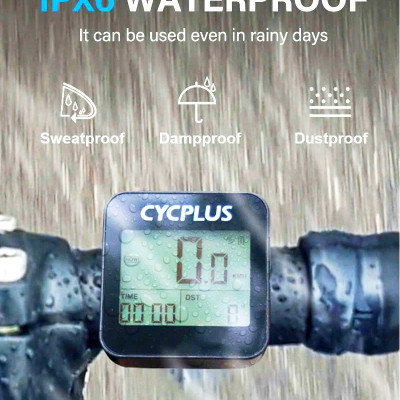 Đồng Hồ Tốc Độ Xe Đạp Cycplus G1 GPS Speedometer LCD 2.0" FSTN Auto Backlight IPX6 Chống Nước Chống Trầy Xước