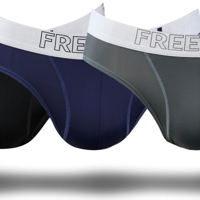 Combo 3 quần lót nam Freeman 6053 - Chất liệu thun lạnh cao cấp