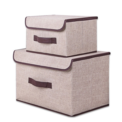 Combo 2 Hộp Vải ĐựngQuần Áo , Vật Dụng Có Thể Xếp Gọn Khi Không Sử Dụng - Chính Hãng GROFA