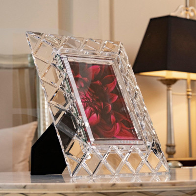 Khung ảnh pha lê Rogaska Crisscross Hàng chính hãng