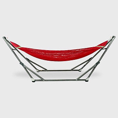 Bộ khung võng xếp THÁI SƠN ống tròn chất liệu sắt sơn tĩnh điện + Võng Lưới ( HÀNG CHÍNH HÃNG - ĐỔI TRẢ MIỄN PHÍ )