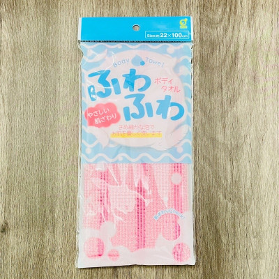 Khăn tắm tạo bọt mềm Okazaki Soft Pk/Bl - Hàng Nội Địa Nhật Bản