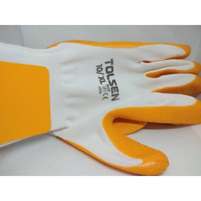 GĂNG TAY TRÁNG CAO SU ( CÔNG NGHIỆP ) TOLSEN 45016 - HÀNG CHÍNH HÃNG