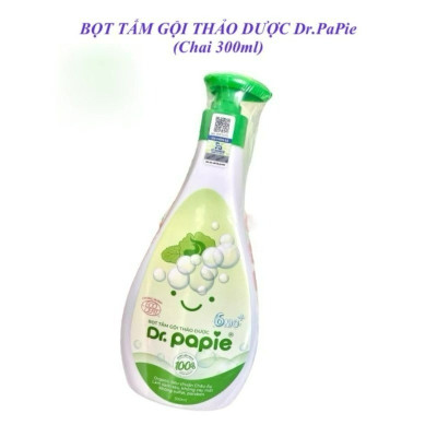 Bọt tắm gội thảo dược Dr.Papie 300ml