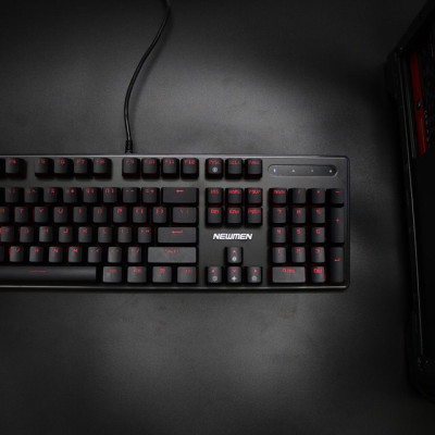 Bàn phím co Newmen có dây GM310 Black _ Hàng chính hãng