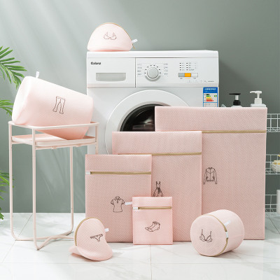 [VIDEO]-Bộ 6 túi lưới giặt đồ polyester 3 lớp cao cấp bảo vệ quần áo 6 size khác nhau