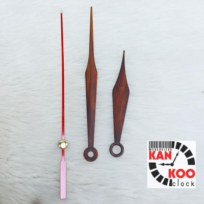 Kim đồng hồ treo tường cao cấp màu gỗ phù hợp mặt đồng hồ 25cm đến 32cm