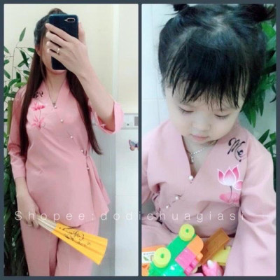 ĐỒ LAM ĐI CHÙA -Thư Pháp Trang Nhã