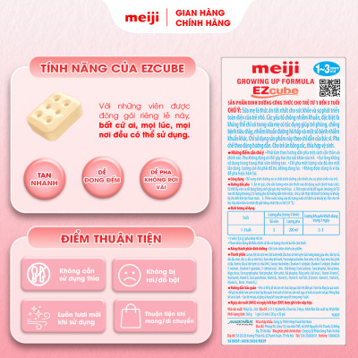 Combo 1 Hộp Thực phẩm Bổ Sung Meiji Mama Milk Và 1 Hộp Sản Phẩm Dinh Dưỡng Công Thức Meiji Growing Up Formula Ezcube