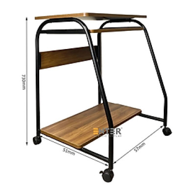 Bàn gỗ di động Enter BG102 60x40x73cm